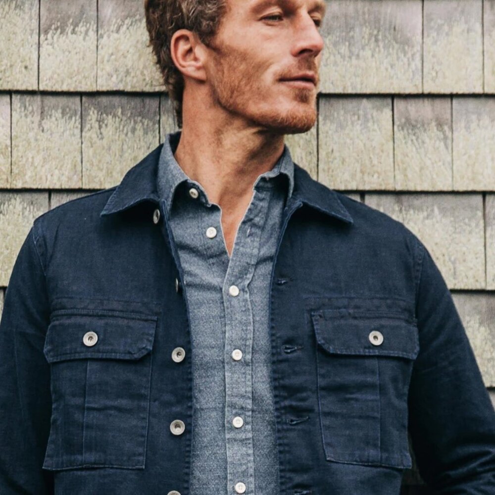 Taylor Stitch XL - The HBT Jacket in Washed Navy